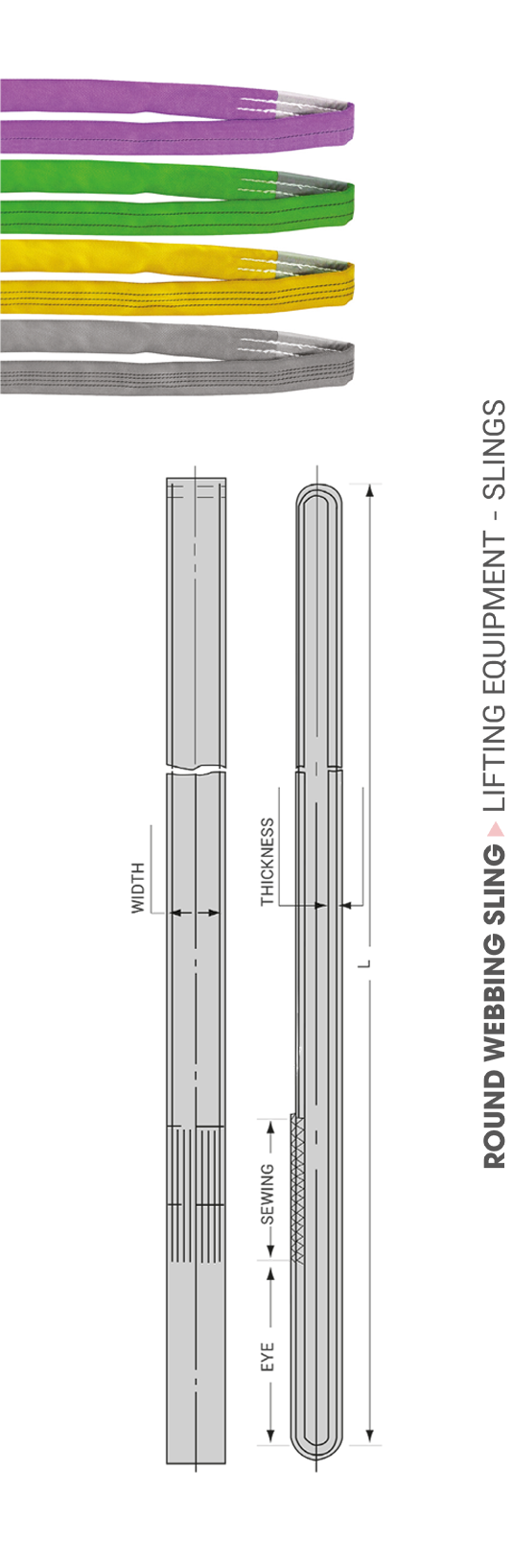 LE-2 ROUND WEBBING SLING catalogue product image
